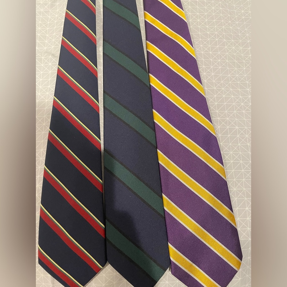 3 Brooks Brothers ties